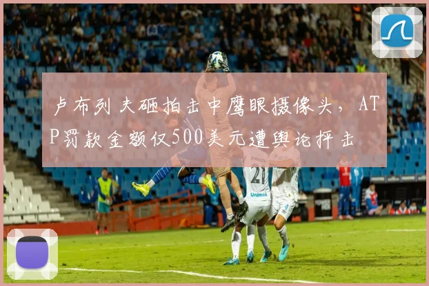 卢布列夫砸拍击中鹰眼摄像头，ATP罚款金额仅500美元遭舆论抨击